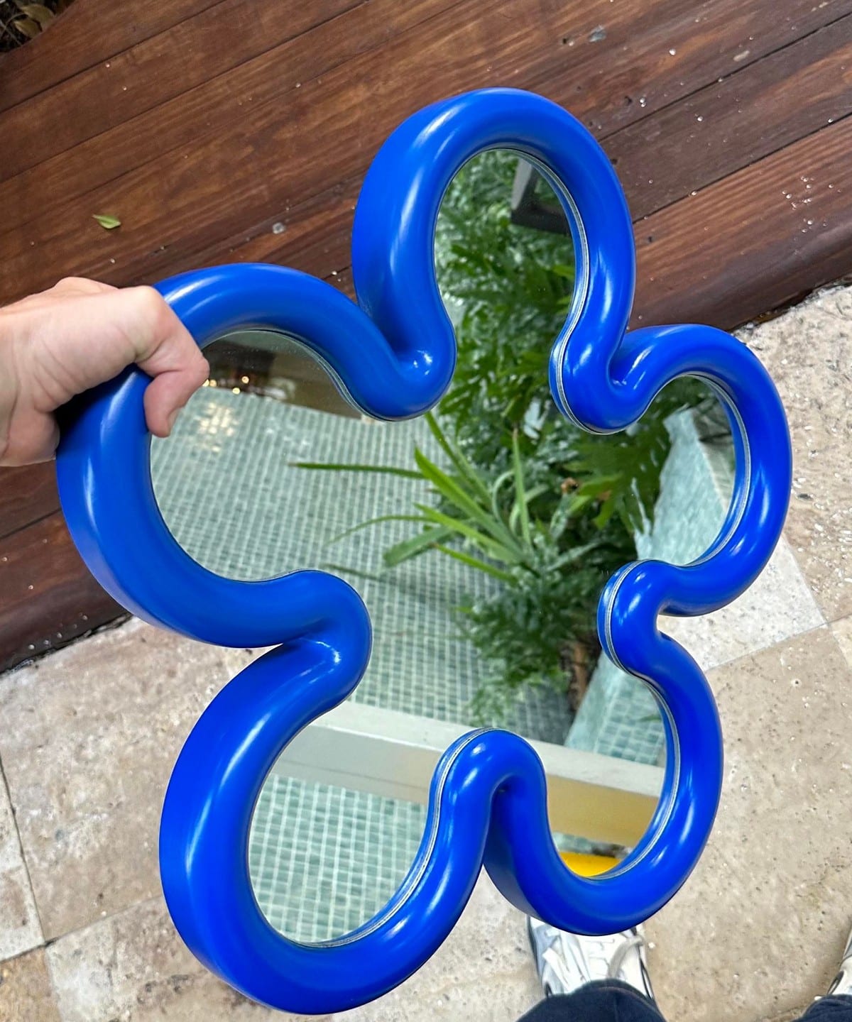 Gustaf Westman / Flower Mirror Micro インテリア MEN COBALT BLUE ONE SIZE Gustaf Westman / Flower Mirror Micro インテリア MEN COBALT BLUE ONE SIZE
