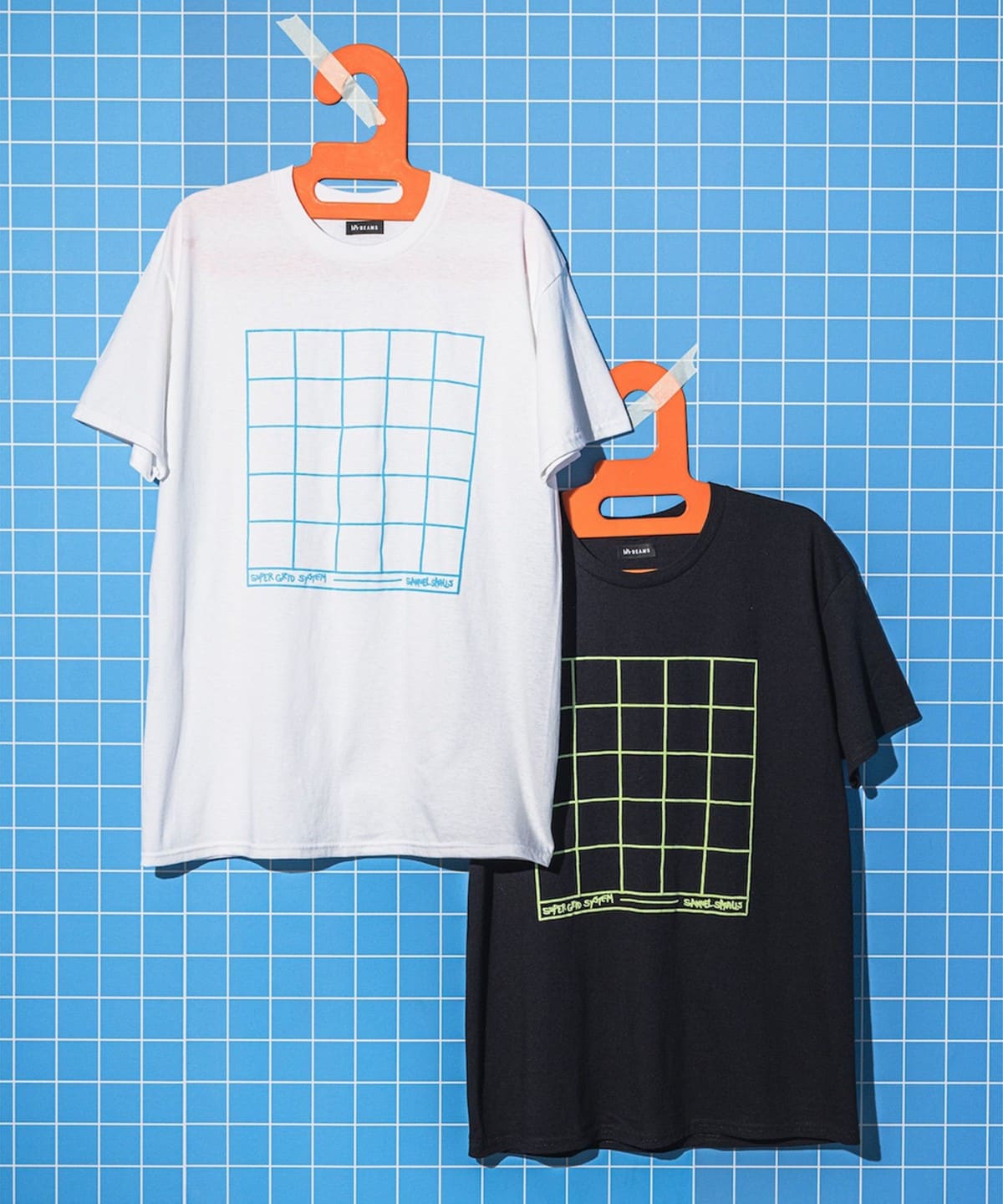 【別注】SAMUEL SMALLS / GRID T-SHIRT Tシャツ・カットソー MEN WHITE L 【別注】SAMUEL SMALLS / GRID T-SHIRT Tシャツ・カットソー MEN WHITE L
