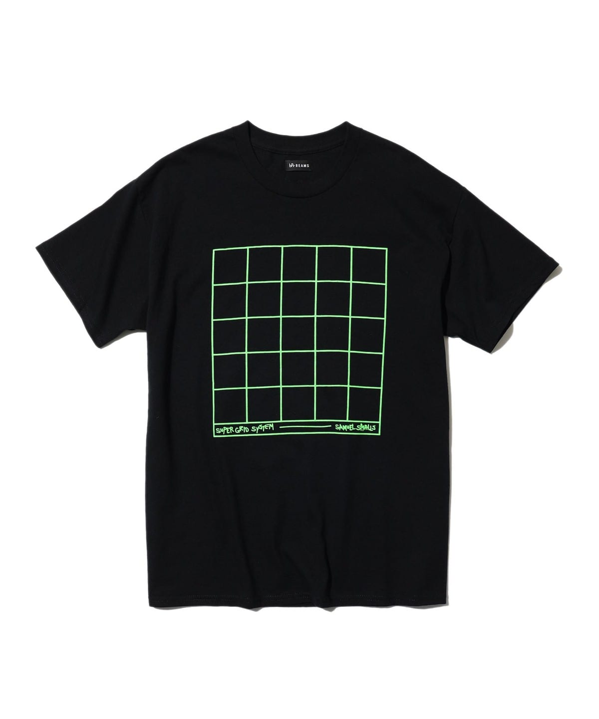 【別注】SAMUEL SMALLS / GRID T-SHIRT Tシャツ・カットソー MEN BLACK L 【別注】SAMUEL SMALLS / GRID T-SHIRT Tシャツ・カットソー MEN BLACK L