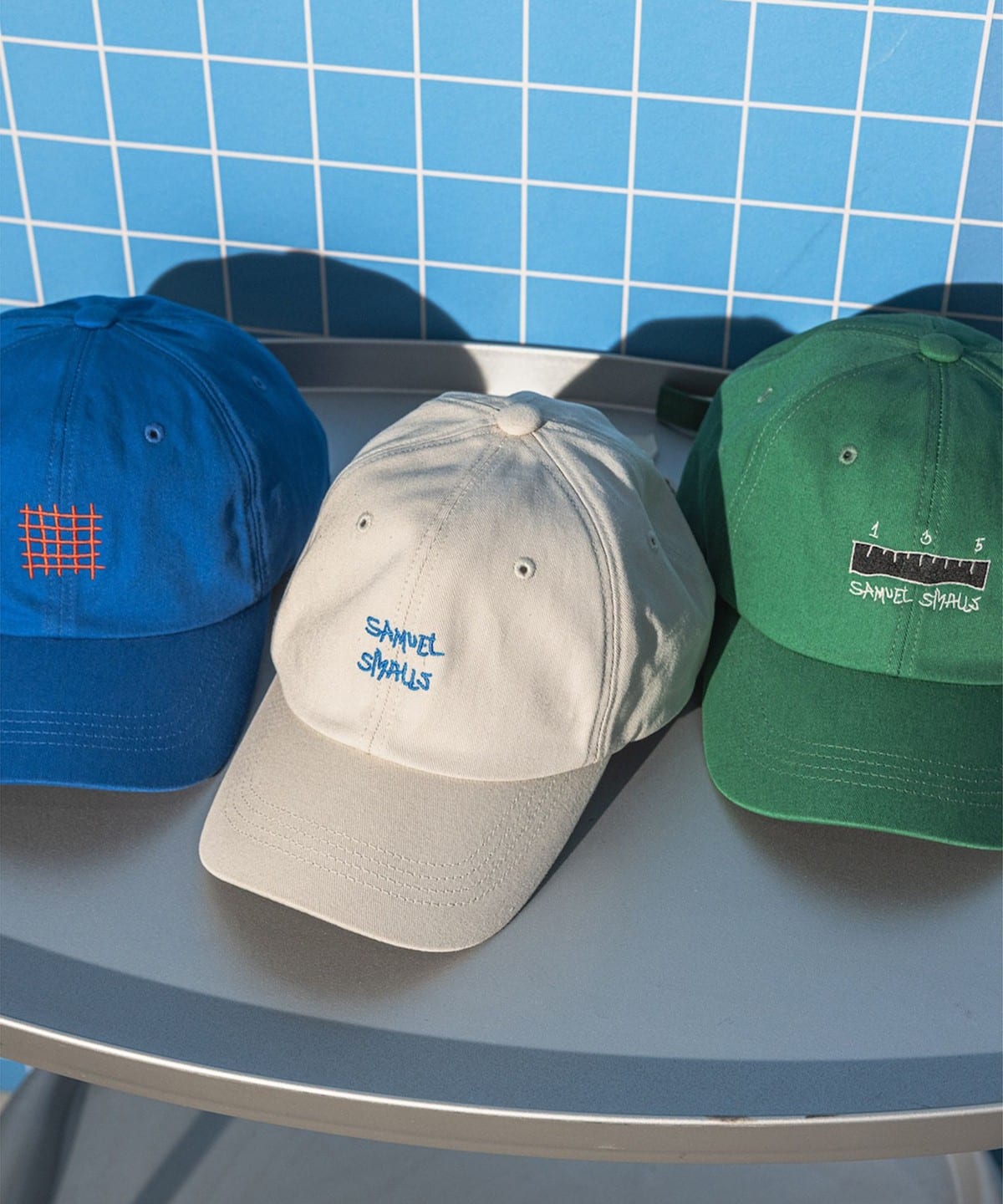 【別注】SAMUEL SMALLS / CAP 帽子 MEN BEIGE ONE SIZE 【別注】SAMUEL SMALLS / CAP 帽子 MEN BEIGE ONE SIZE