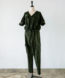 the khaki / No.18 UPCYCLE JUMP SUITS（BEAMS Planets）▲