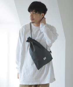 ▲＜UNISEX＞PORTER × B印 ヨシダ / 別注 巾着 ショルダーポーチ M