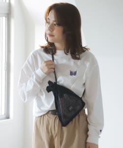 ▲PORTER × B印 ヨシダ / 別注 巾着 メッシュ ショルダーポーチ S
