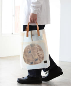 ▲阿以波 × PORTER / 別注 京うちわ＆Tote Bag