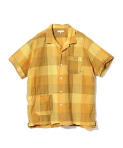 ENGINEERED GARMENTS / Camp Shirt-Block Check CL Lawn