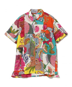 ENGINEERED GARMENTS / Camp Shirt-Floral Patchwork