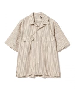 KAPTAIN SUNSHINE / Open Collar Shirt Stripe