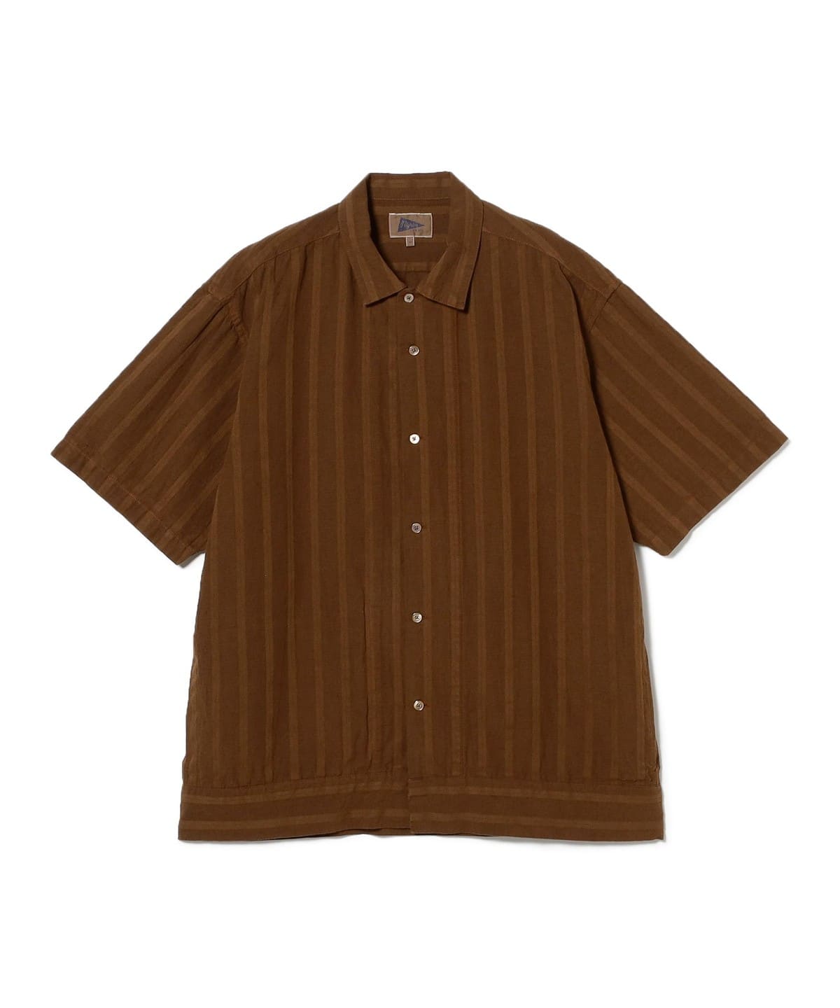 Claude Short Sleeve Shirt シャツ・ブラウス MEN BROWN M Claude Short Sleeve Shirt シャツ・ブラウス MEN BROWN M