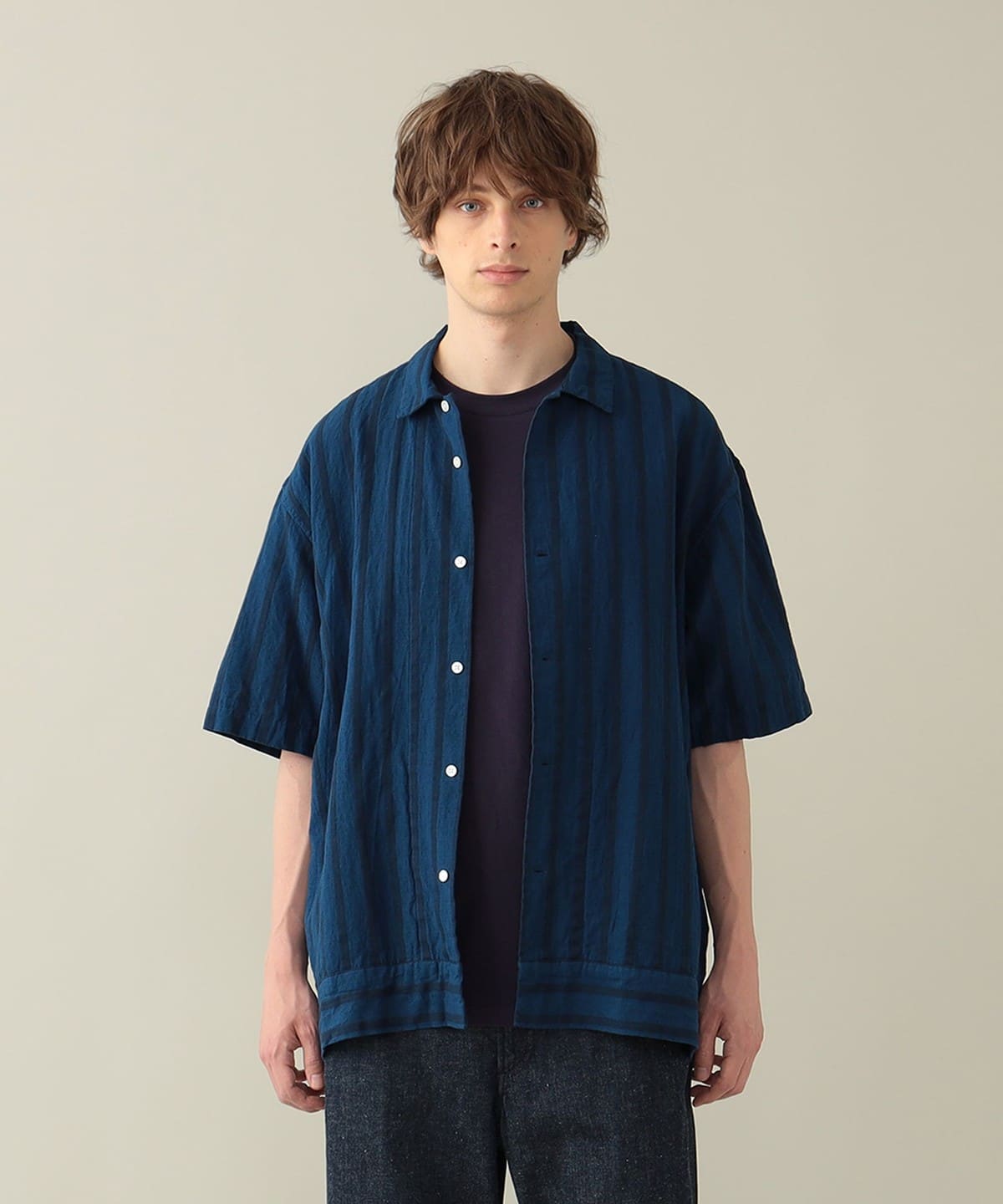 Claude Short Sleeve Shirt シャツ・ブラウス MEN NAVY XL Claude Short Sleeve Shirt シャツ・ブラウス MEN NAVY XL