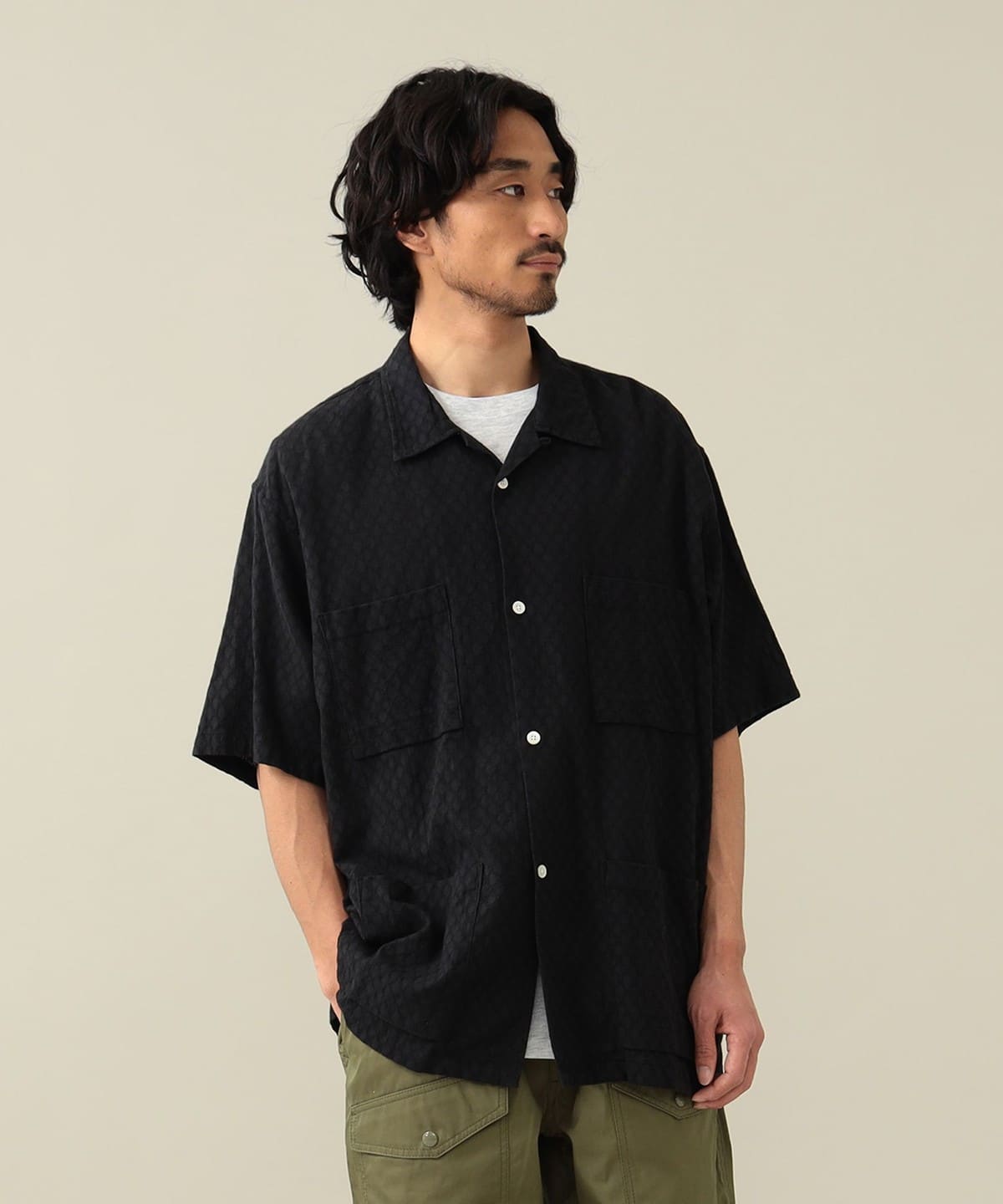 Amedeo Short Sleeve Shirt シャツ・ブラウス MEN NAVY L Amedeo Short Sleeve Shirt シャツ・ブラウス MEN NAVY L