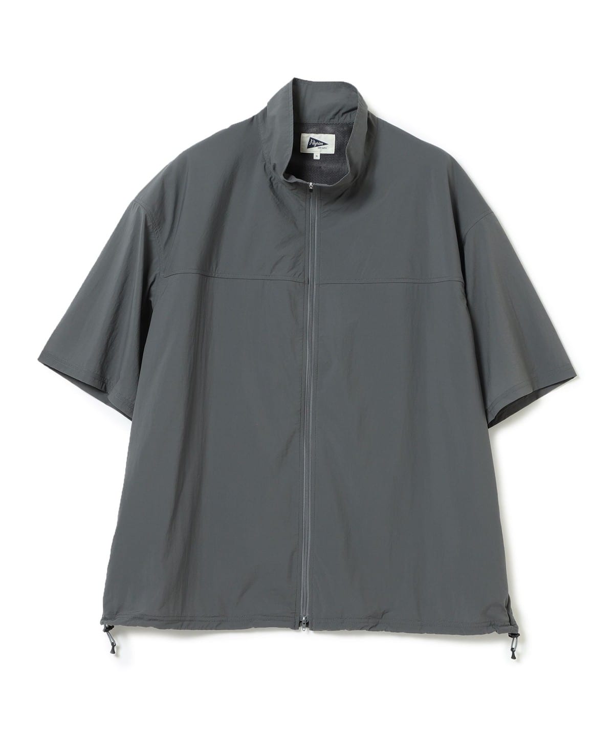 Costa Short Sleeve Zip Up シャツ・ブラウス MEN CHARCOAL. GREY L Costa Short Sleeve Zip Up シャツ・ブラウス MEN CHARCOAL. GREY L
