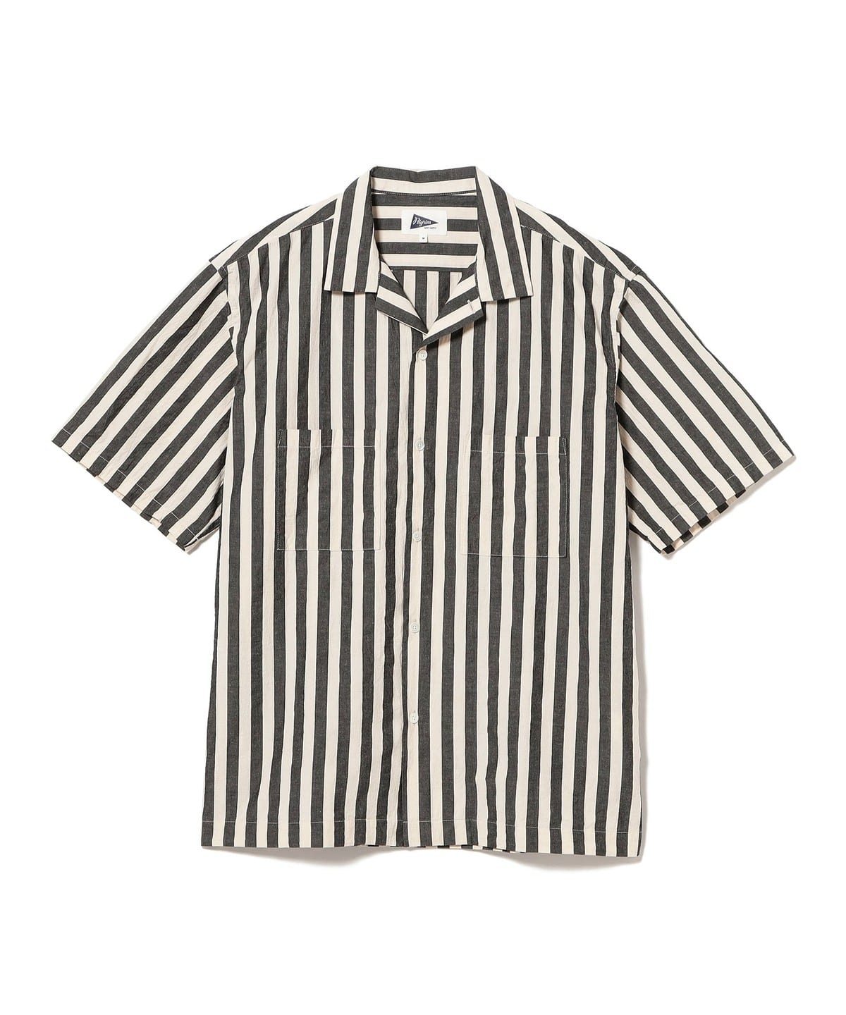 Johnny Stripe Short Sleeve Shirt シャツ・ブラウス BOLD ST S Johnny Stripe Short Sleeve Shirt シャツ・ブラウス BOLD ST S