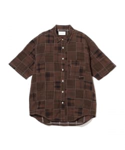 【EXCLUSIVE】CAL O LINE / Overdyed Madras check shirt