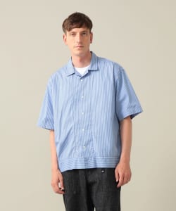 【+10%ポイントUP】Claude Striped Short Sleeve Shirt