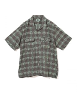 【+10%ポイントUP】Sam Block Printed Short Sleeve Shirt