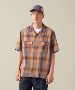 【+10%ポイントUP】Sam Dobby Ombre Short Sleeve Shirt