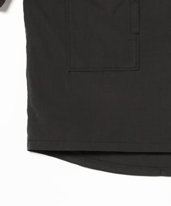 MODMNT / HALF ZIP HOODED SHIRT
