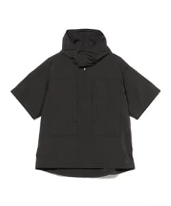 MODMNT / HALF ZIP HOODED SHIRT