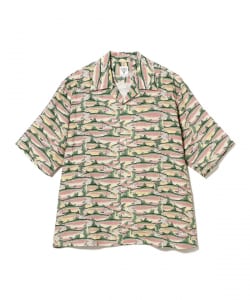 SOUTH2 WEST8 / Short Sleeve Open Collar Shirt - Trout