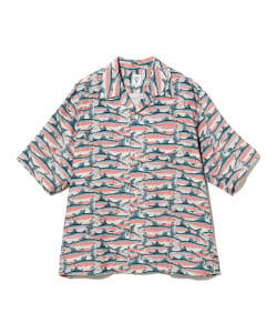 SOUTH2 WEST8 / Short Sleeve Open Collar Shirt - Trout