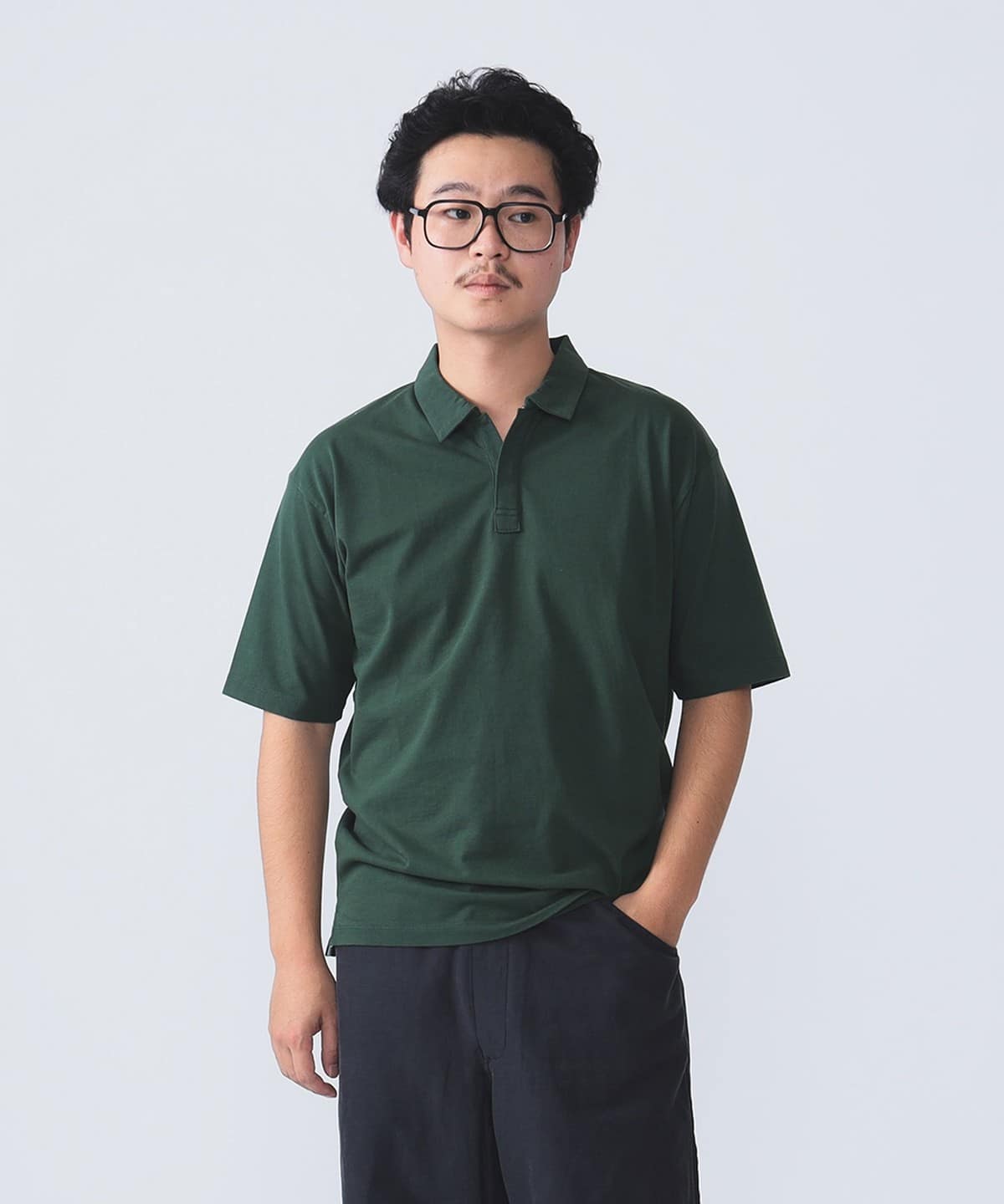 Ellis Polo Shirt シャツ・ブラウス MEN GREEN S Ellis Polo Shirt シャツ・ブラウス MEN GREEN S