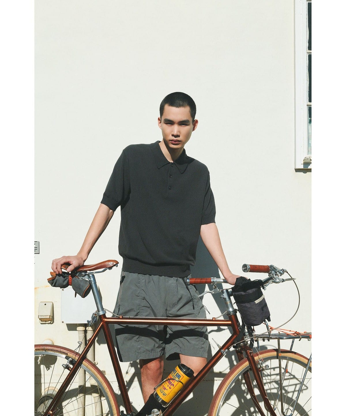 【EXCLUSIVE】BATONER バトナー / Short Sleeve Polo Shirt シャツ・ブラウス MEN CHARCOAL. G 3 【EXCLUSIVE】BATONER バトナー / Short Sleeve Polo Shirt シャツ・ブラウス MEN CHARCOAL. G 3