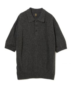 【EXCLUSIVE】BATONER / SILK KNIT POLO SHIRT