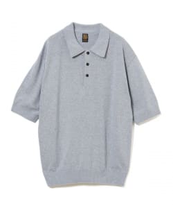 【EXCLUSIVE】BATONER / SILK KNIT POLO SHIRT
