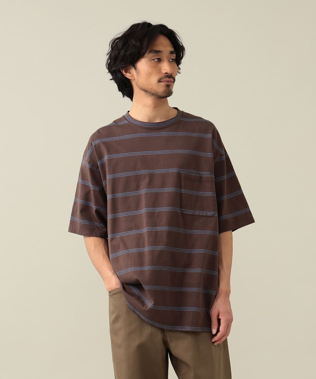 Pilgrim Surf+Supply（ピルグリム サーフ+サプライ）Mickey Stripe Tee