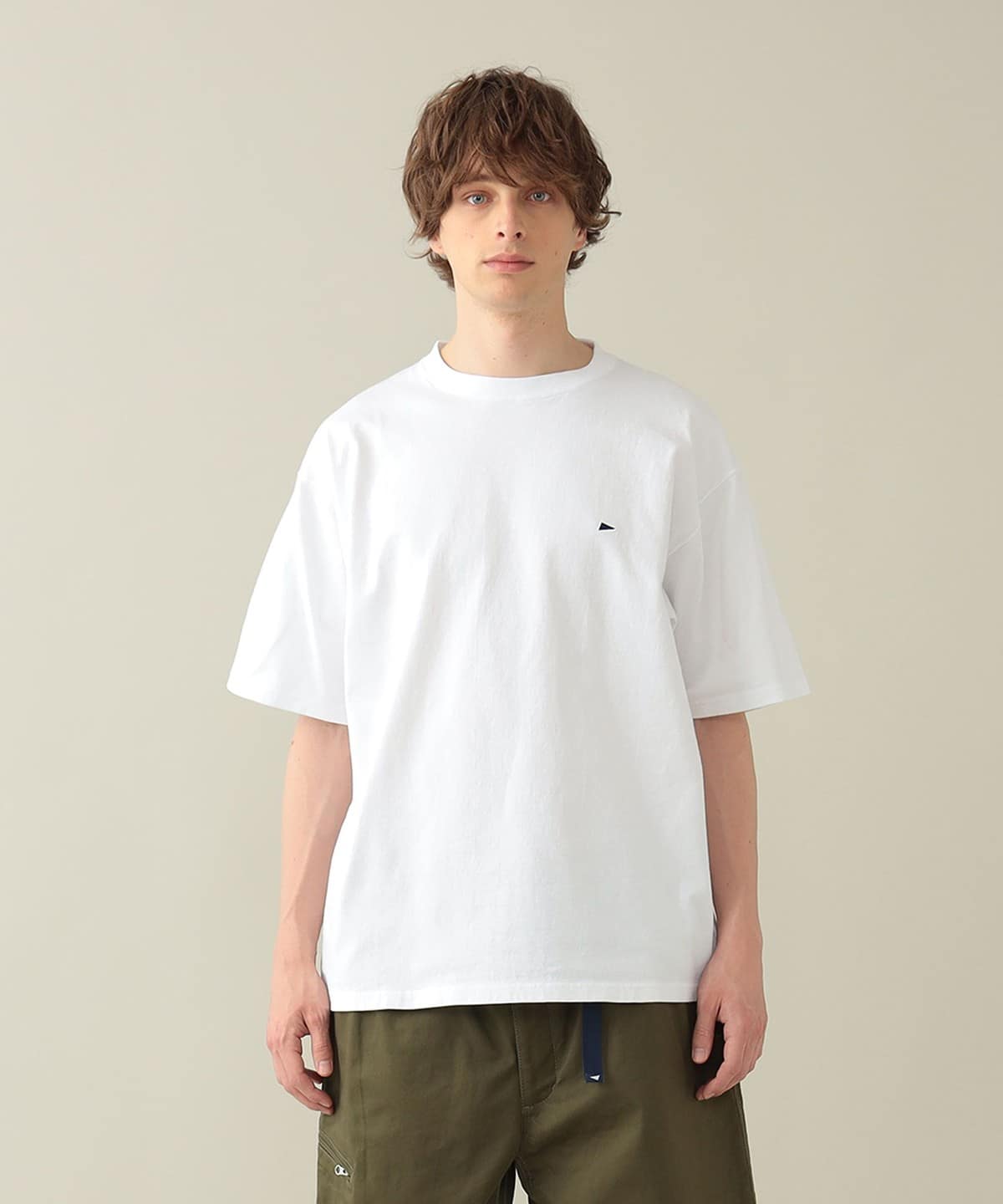 Minimalist Embroidered Tee Tシャツ・カットソー MEN WHITE M Minimalist Embroidered Tee Tシャツ・カットソー MEN WHITE M