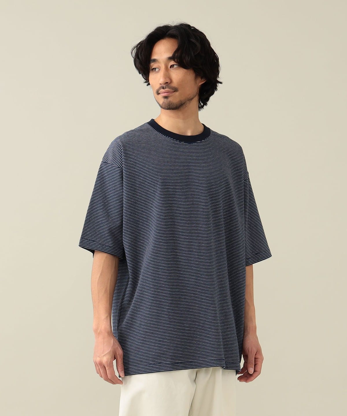 Hawkinson Striped Crew Short Sleeve Tシャツ・カットソー MEN NAVY L Hawkinson Striped Crew Short Sleeve Tシャツ・カットソー MEN NAVY L