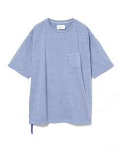 【+10%ポイントUP】【EXCLUSIVE】CAL O LINE / Pigment Dye Indian Beads pocket T