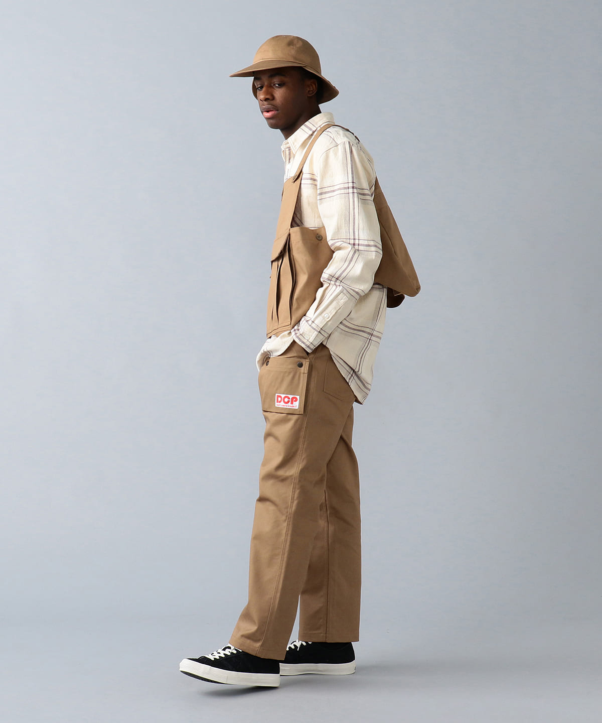 BROWN by 2-tacs Pilgrim Tapered Slacks