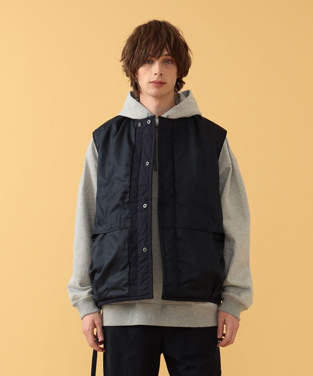 Raff Insulated Vest トップス MEN NAVY M Raff Insulated Vest トップス MEN NAVY M