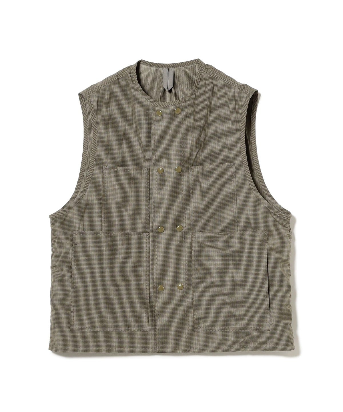 Finster Vest トップス MEN OLIVE L Finster Vest トップス MEN OLIVE L