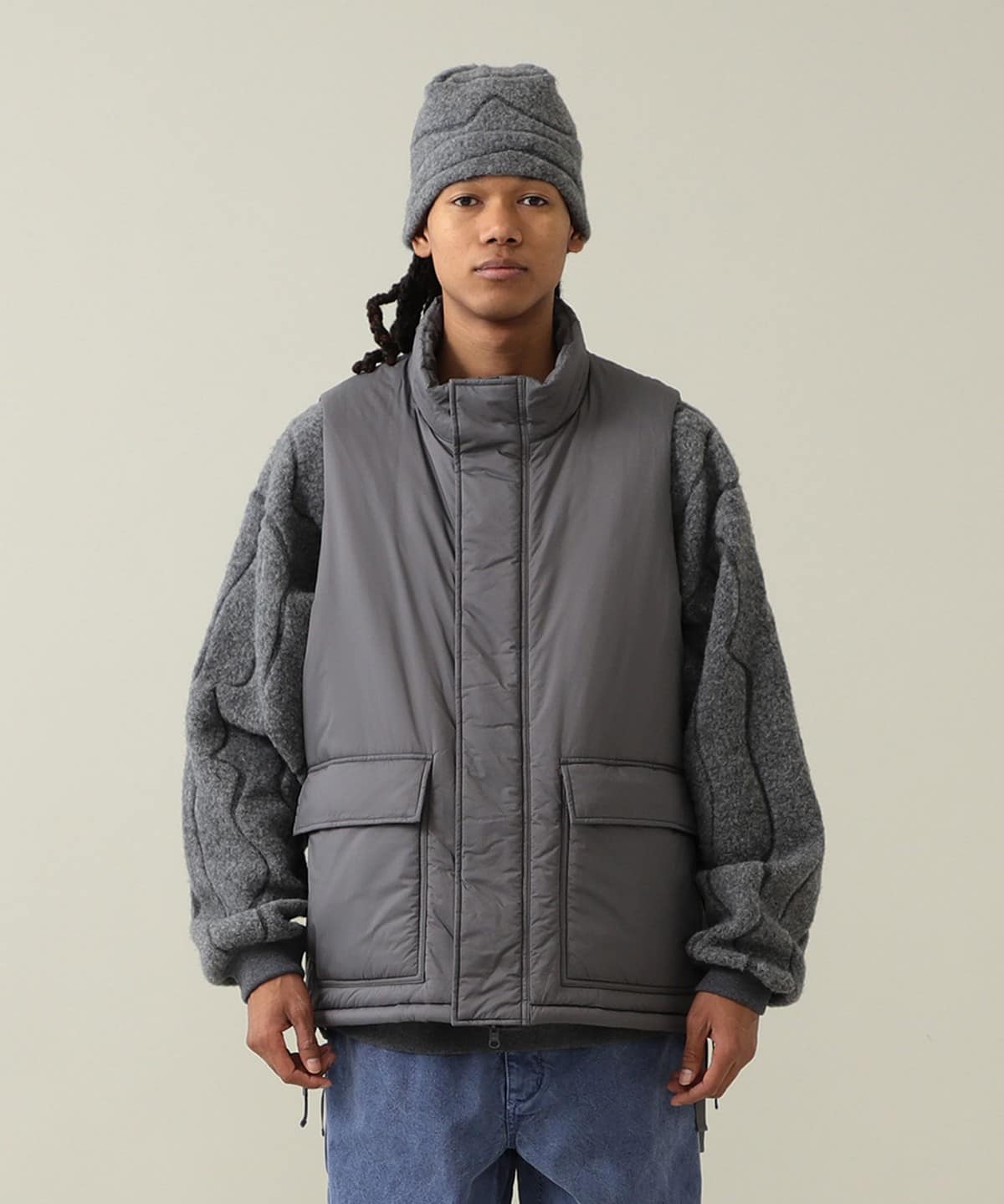 Cale Insulated Vest トップス MEN GREY XL