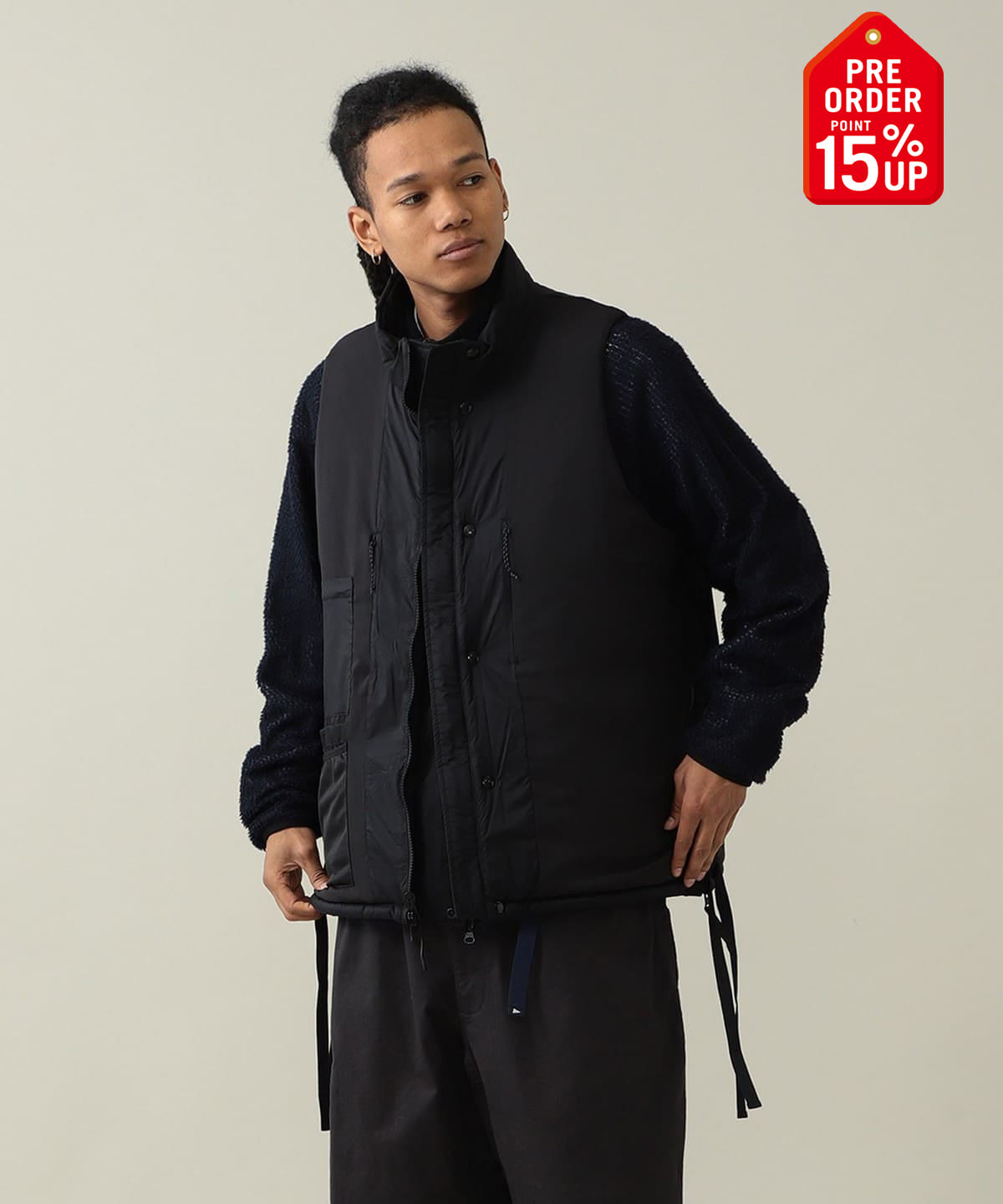 【+15%ポイントUP】Cale Insulated Vest トップス MEN BLACK L 【+15%ポイントUP】Cale Insulated Vest トップス MEN BLACK L