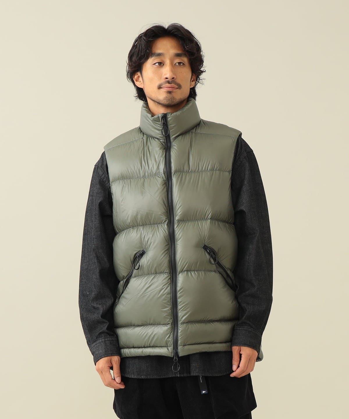 【COLLABORATION】〈MEN〉NANGA ナンガ / Expedition Down Vest ブルゾン MEN Olive*PURPLE XL 【COLLABORATION】〈MEN〉NANGA ナンガ / Expedition Down Vest ブルゾン MEN Olive*PURPLE XL