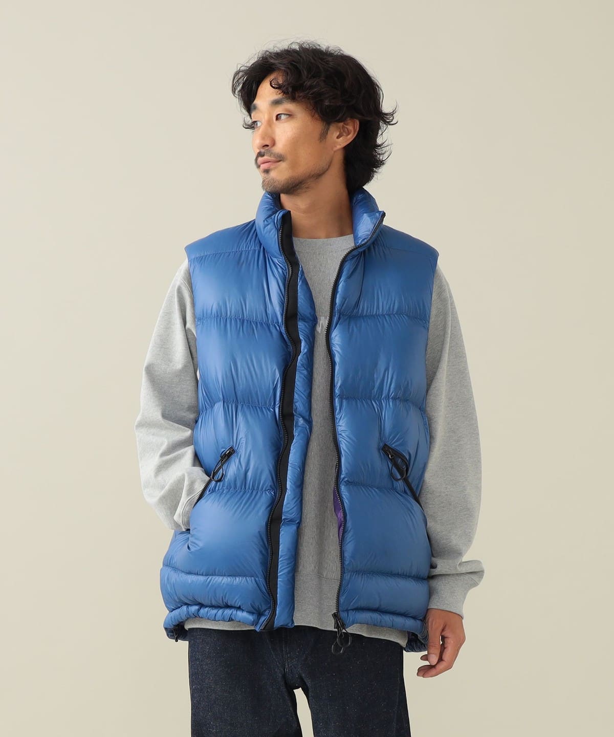 【COLLABORATION】〈MEN〉NANGA ナンガ / Expedition Down Vest ブルゾン MEN Royal Blue*Puple L 【COLLABORATION】〈MEN〉NANGA ナンガ / Expedition Down Vest ブルゾン MEN Royal Blue*Puple L