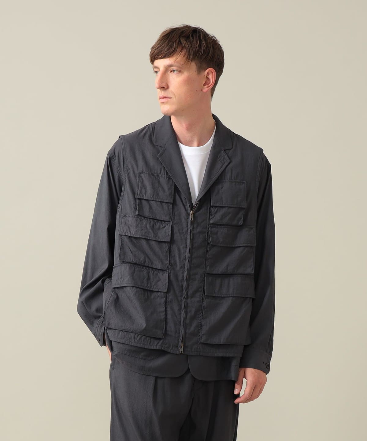 Pilgrim Surf+Supply Pilgrim Surf+Supply熱帶羊毛尼龍背心（上衣/背心