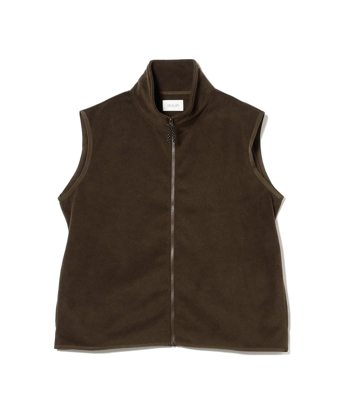 【EXCLUSIVE】CAL O LINE キャル・オー・ライン / Pillow Fleece Vest ブルゾン MEN BROWN L 【EXCLUSIVE】CAL O LINE キャル・オー・ライン / Pillow Fleece Vest ブルゾン MEN BROWN L