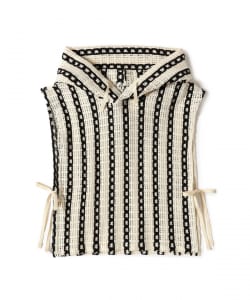 ENGINEERED GARMENTS /  Hooded Interliner - Stripe CP Crochet