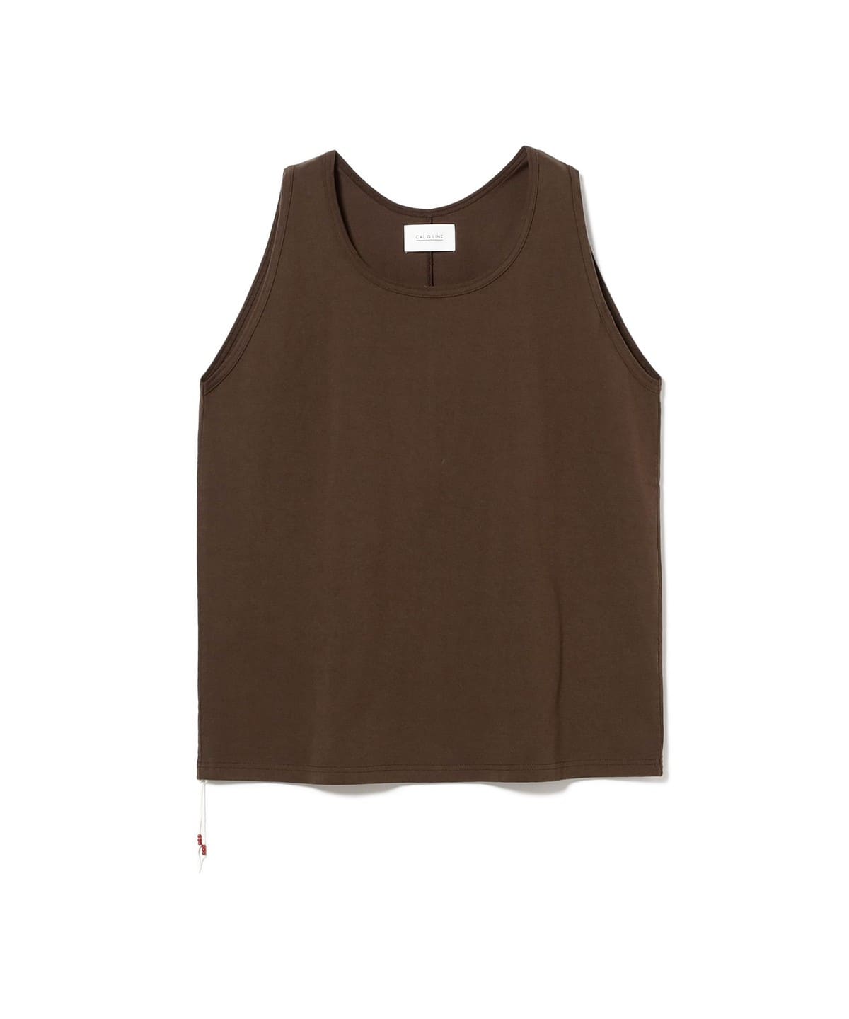 【EXCLUSIVE】CAL O LINE キャル・オー・ライン / Indian Beads Tank top Tシャツ・カットソー MEN D. BROWN L 【EXCLUSIVE】CAL O LINE キャル・オー・ライン / Indian Beads Tank top Tシャツ・カットソー MEN D. BROWN L