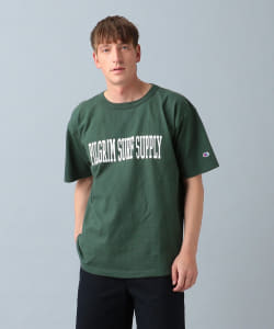 ＜MEN＞Champion × Pilgrim Surf+Supply / Short Sleeve Tee