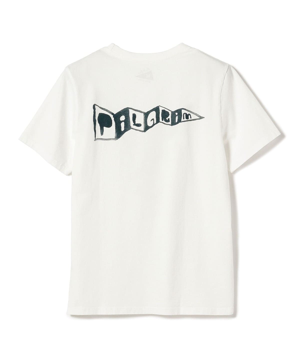 Pilgrim ロゴ ボックス ピルグリム サーフ ペナント Tシャツ 白 XS-