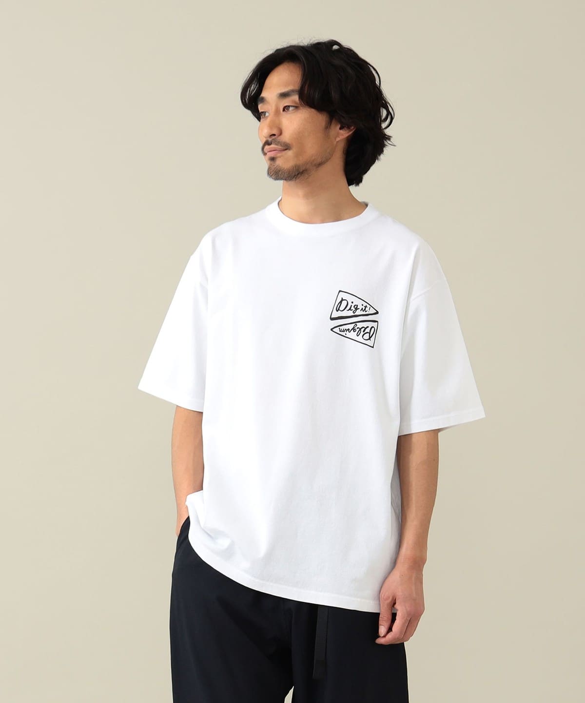 【EXCLUSIVE】Katsuo Design WGACA Tee Tシャツ・カットソー MEN WHITE L 【EXCLUSIVE】Katsuo Design WGACA Tee Tシャツ・カットソー MEN WHITE L