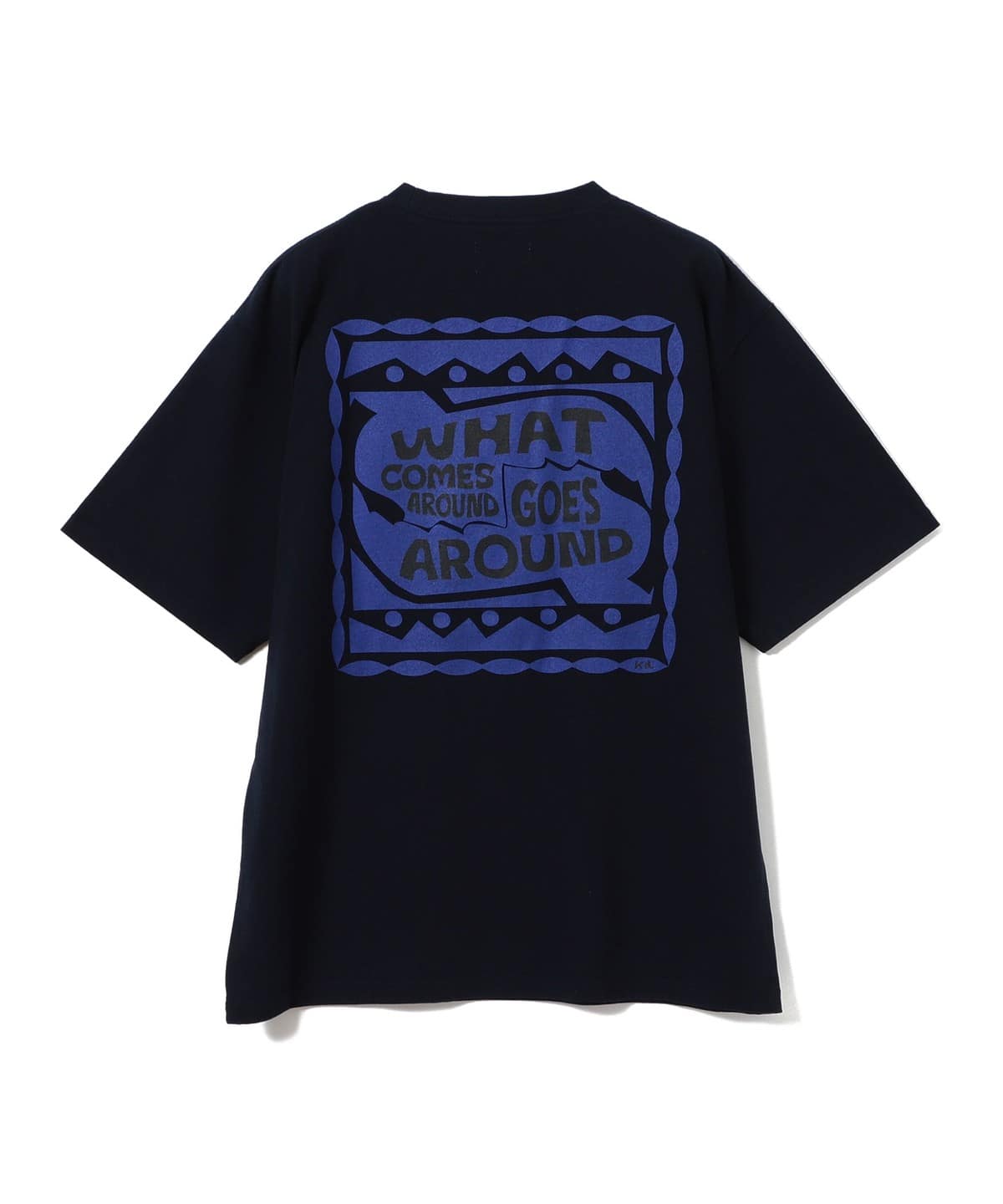 【EXCLUSIVE】Katsuo Design WGACA Tee Tシャツ・カットソー MEN NAVY L 【EXCLUSIVE】Katsuo Design WGACA Tee Tシャツ・カットソー MEN NAVY L