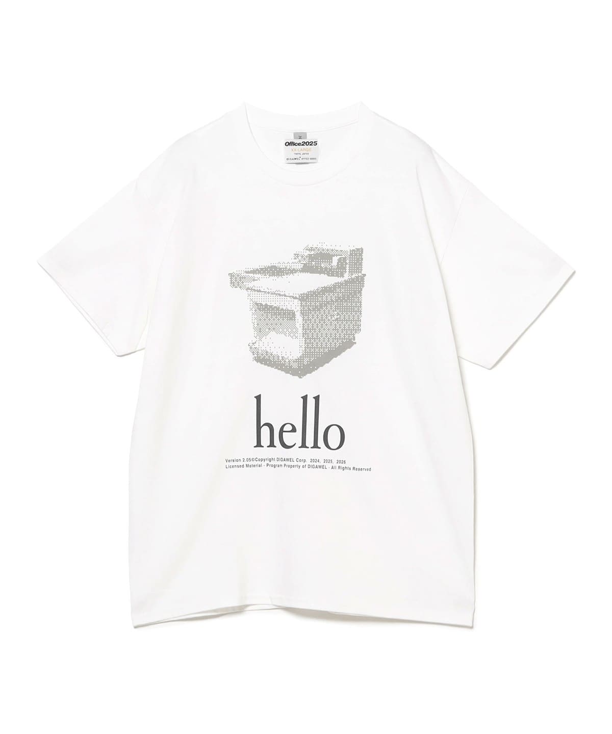 DIGAWEL ディガウェル / T-shirt copy machine Tシャツ・カットソー MEN WHITE 3(XL) DIGAWEL ディガウェル / T-shirt copy machine Tシャツ・カットソー MEN WHITE 3(XL)