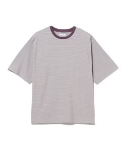 KAPTAIN SUNSHINE / Hard Twisted Stripe Jersey Half-sleeve Tee