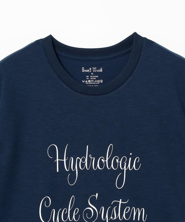SOUTH2WEST8 /  Short Sleeve Crew Neck Tee - HYDROLOGIC CYCLE